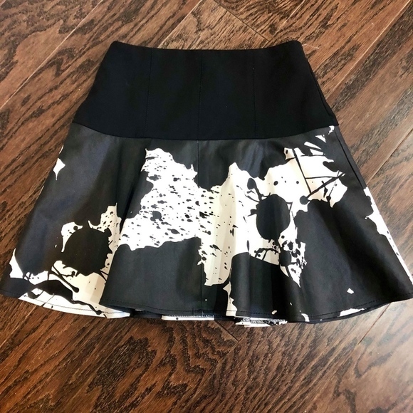 NWOT Tibi Plash Stretch Twill Yoked Skirt - Picture 6 of 8
